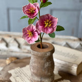 Real Touch Hellebores Stem | Raspberry