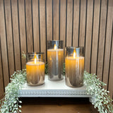Glass Jar Moving Flame Candles