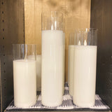 Glass Jar Moving Flame Candles