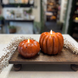 5” Orange Pumpkin Candle