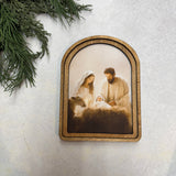 Arch Top Nativity Framed Art: 6x8"