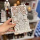 Large Holiday Gingerbread House | 2 Styles