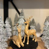 Wood Look Deer | Set of 2