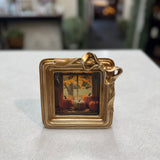 Square Gold Bow Frame