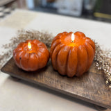 5” Orange Pumpkin Candle