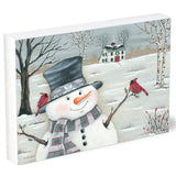 Friends Welcome Snowman - Shelfie Sign