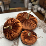 Medium Velvet Pumpkin | Assorted Colors