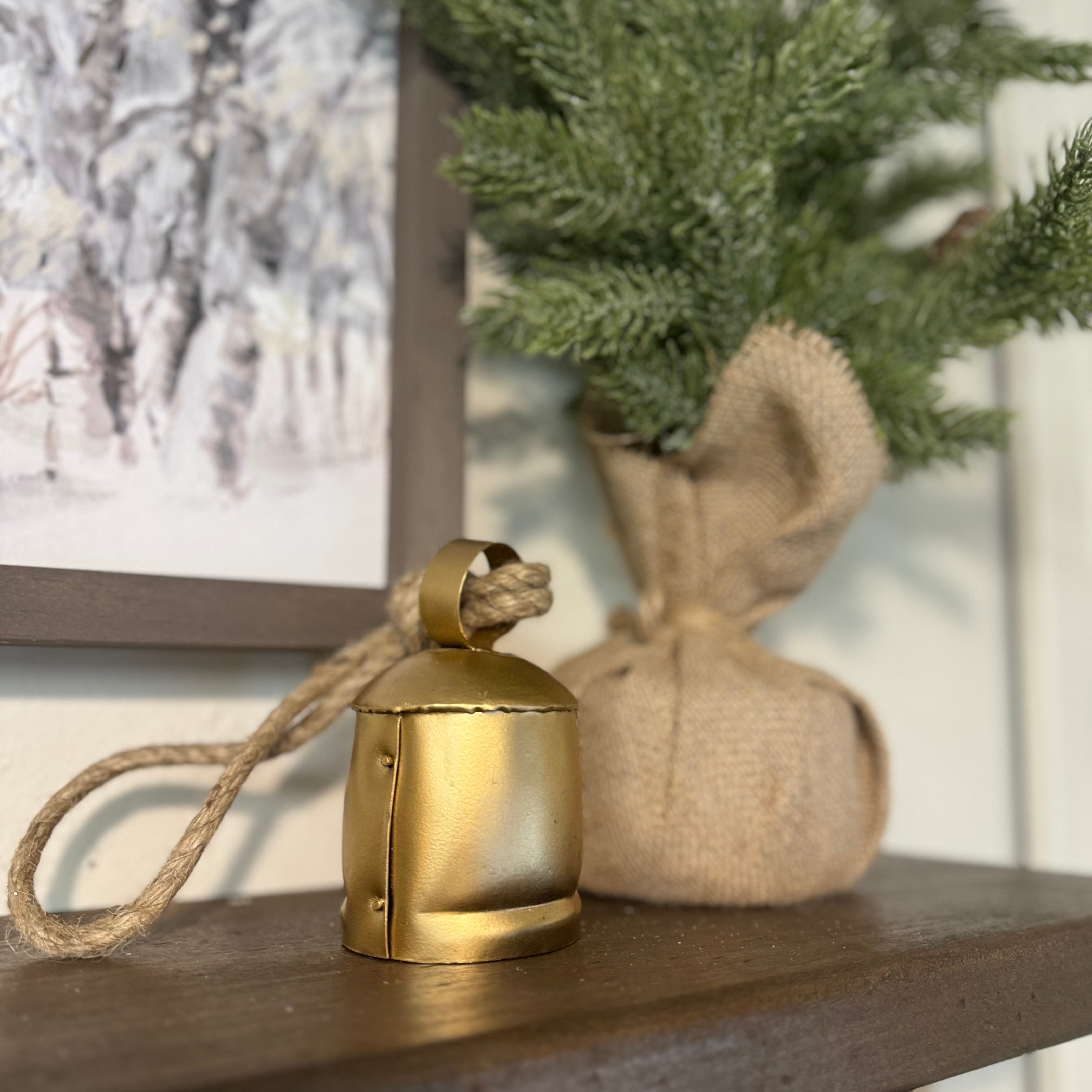 Vintage Gold Cowbells