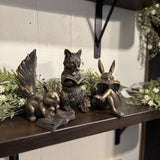 Antique Gold Reading Forest Friends