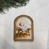Arch Top Manger Framed Art: 6x8"