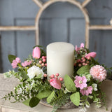 Promisary Blooms Candle Ring | 6.5"