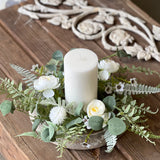 Bloomsbury Hill Candle Ring | 4.5" | Cream