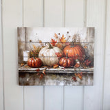 Autumn Pumpkin Florals - Pallet Sign