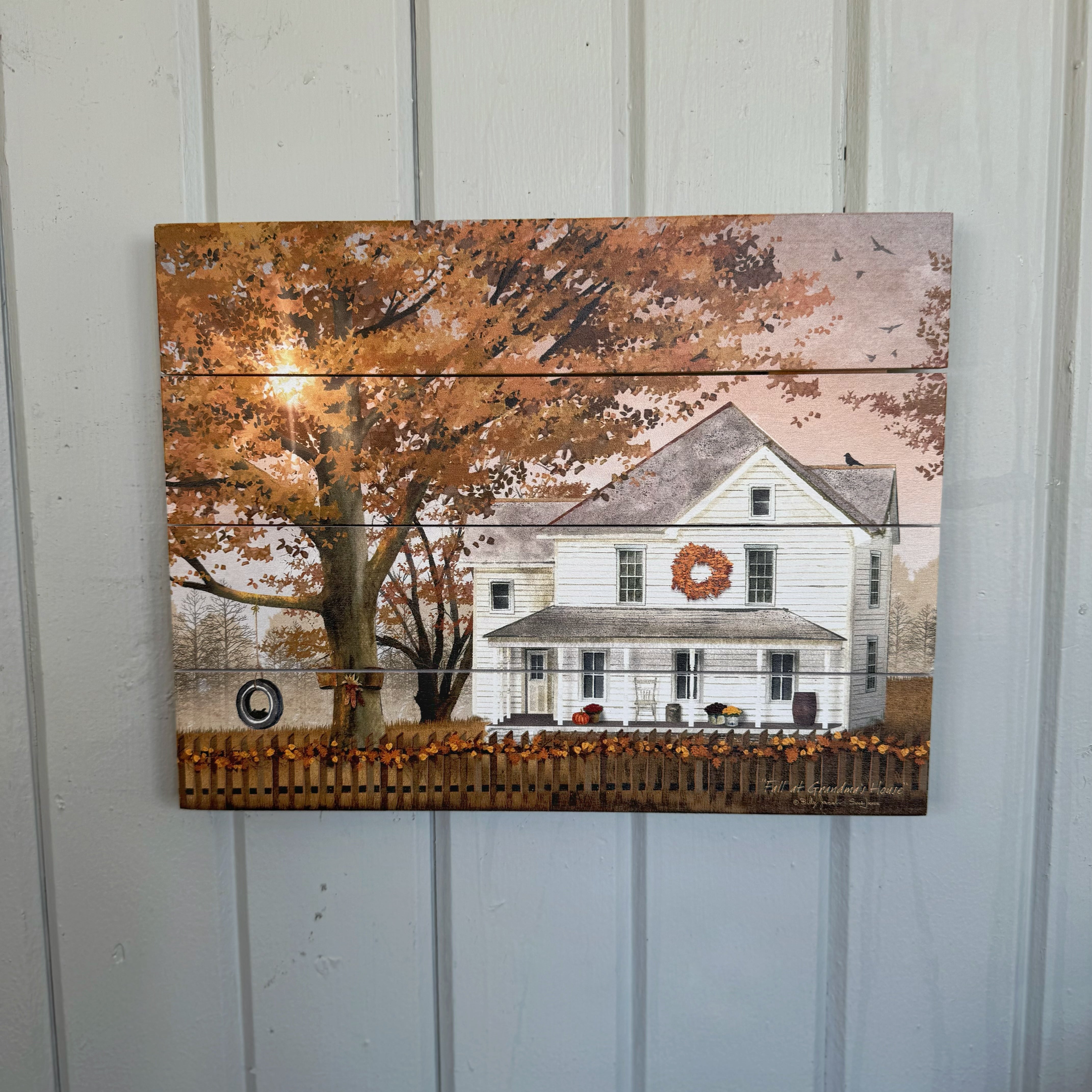 Fall at Grandma's House - Pallet Sign
