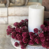 Wil-O-Wisp Candle Ring | 10" | Sangria