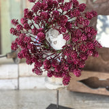 Wil-O-Wisp Candle Ring | 10" | Sangria