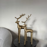 14" Gold Modern Deer