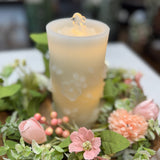 Jasmine Flower Fountain Candle