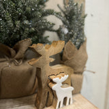 Nesting Wooden Reindeer
