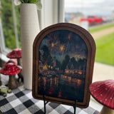 Arch Top 4th of July Framed Art: 8.25x11"