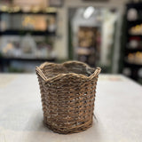 Scalloped Willow Basket