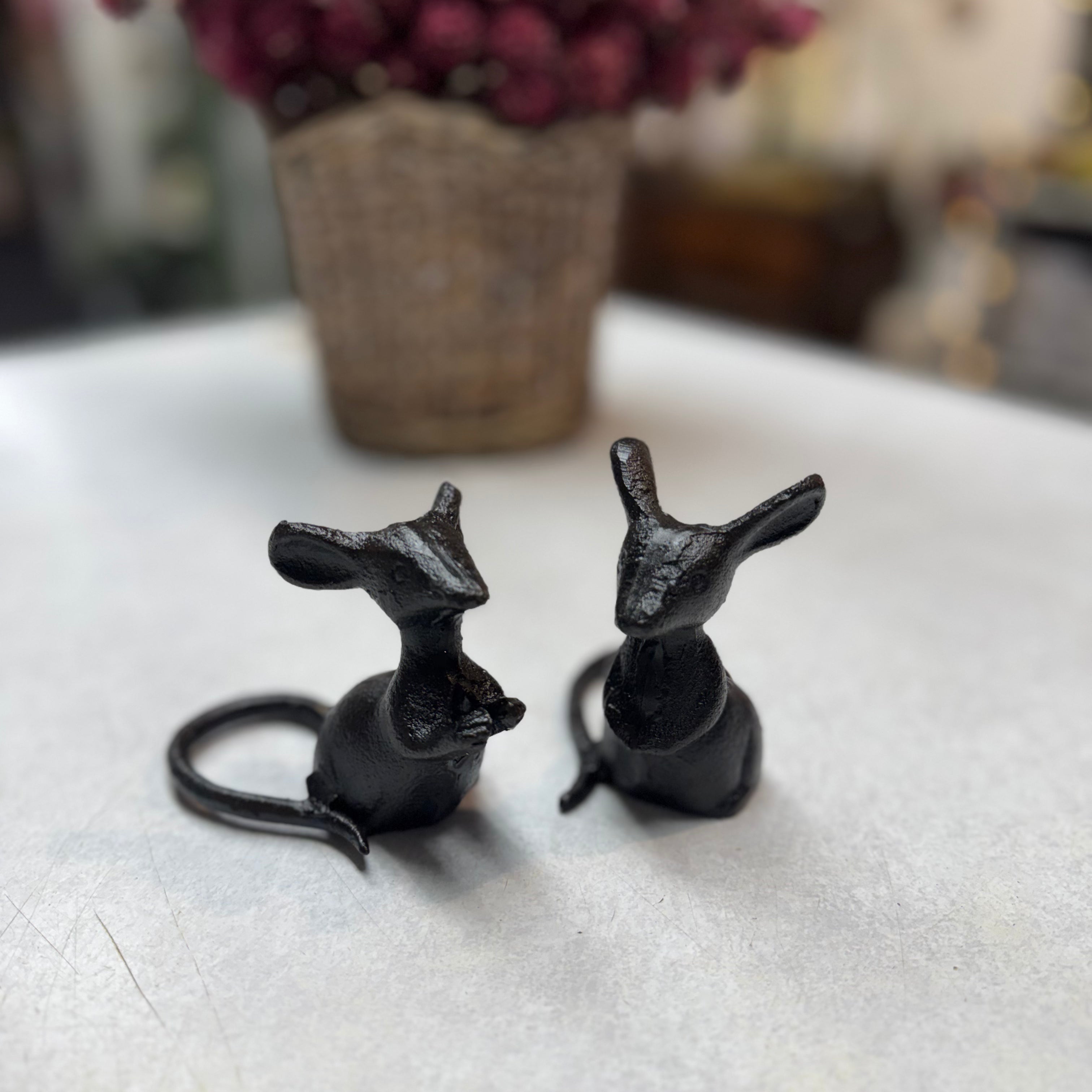 Cast Iron Mice | set of 2