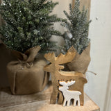 Nesting Wooden Reindeer