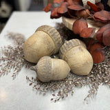 Wicker Top Acorns | Set of 3
