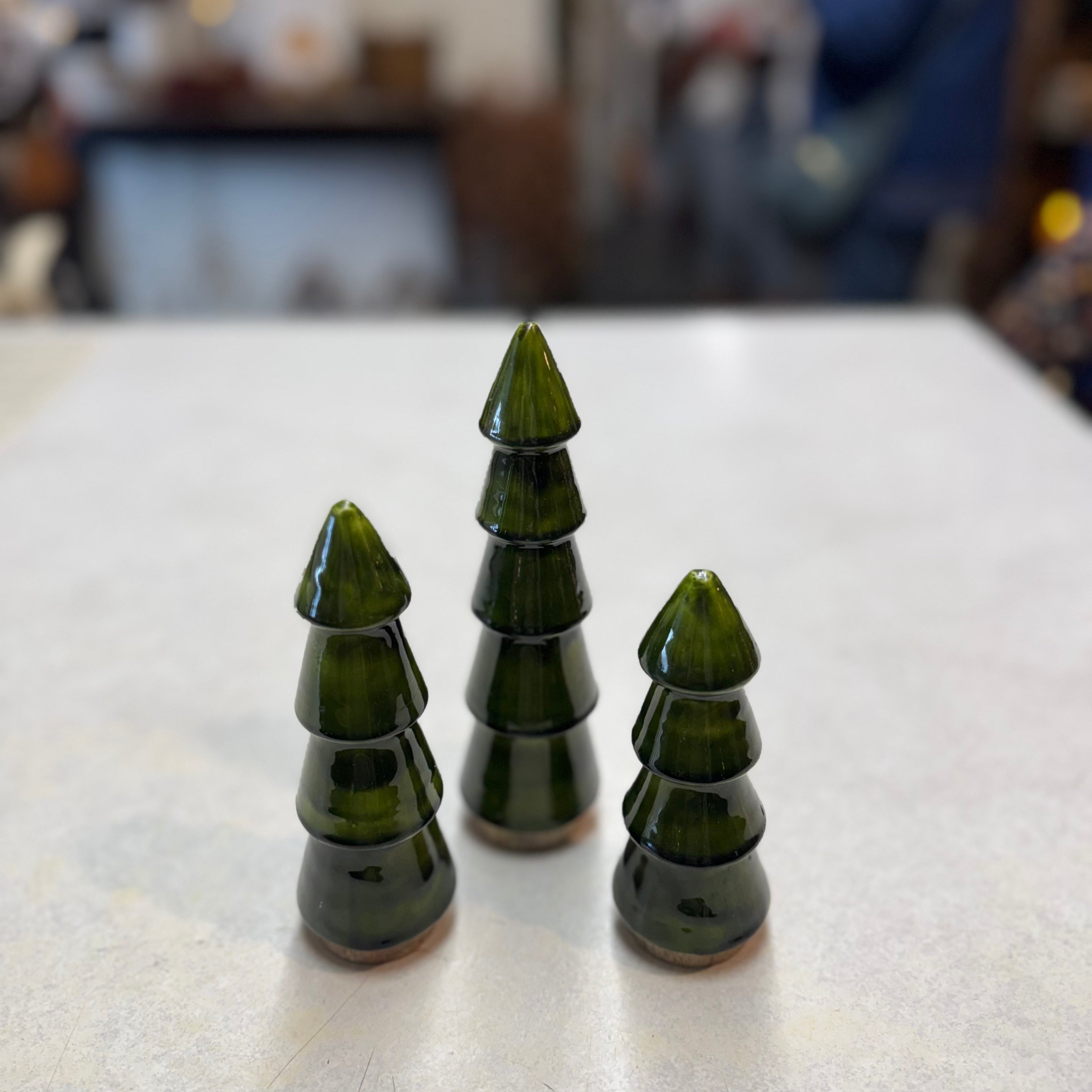 Green Trees | Set of 3