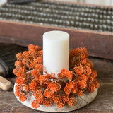 Russet Cone Candle Ring | 3”