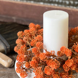 Russet Cone Candle Ring | 3”