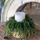 Emerald Falls Candle Ring | 4”