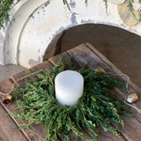Emerald Falls Candle Ring | 4”