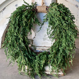 Emerald Falls Hanging Wreath | 24”
