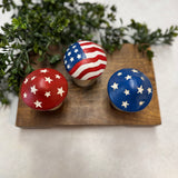 Patriotic Mushrooms | Set of 3