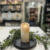 3x6 Grungy Moving Flame Candle