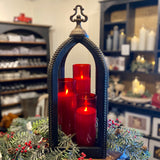 RED | Glass Jar Moving Flame Candles