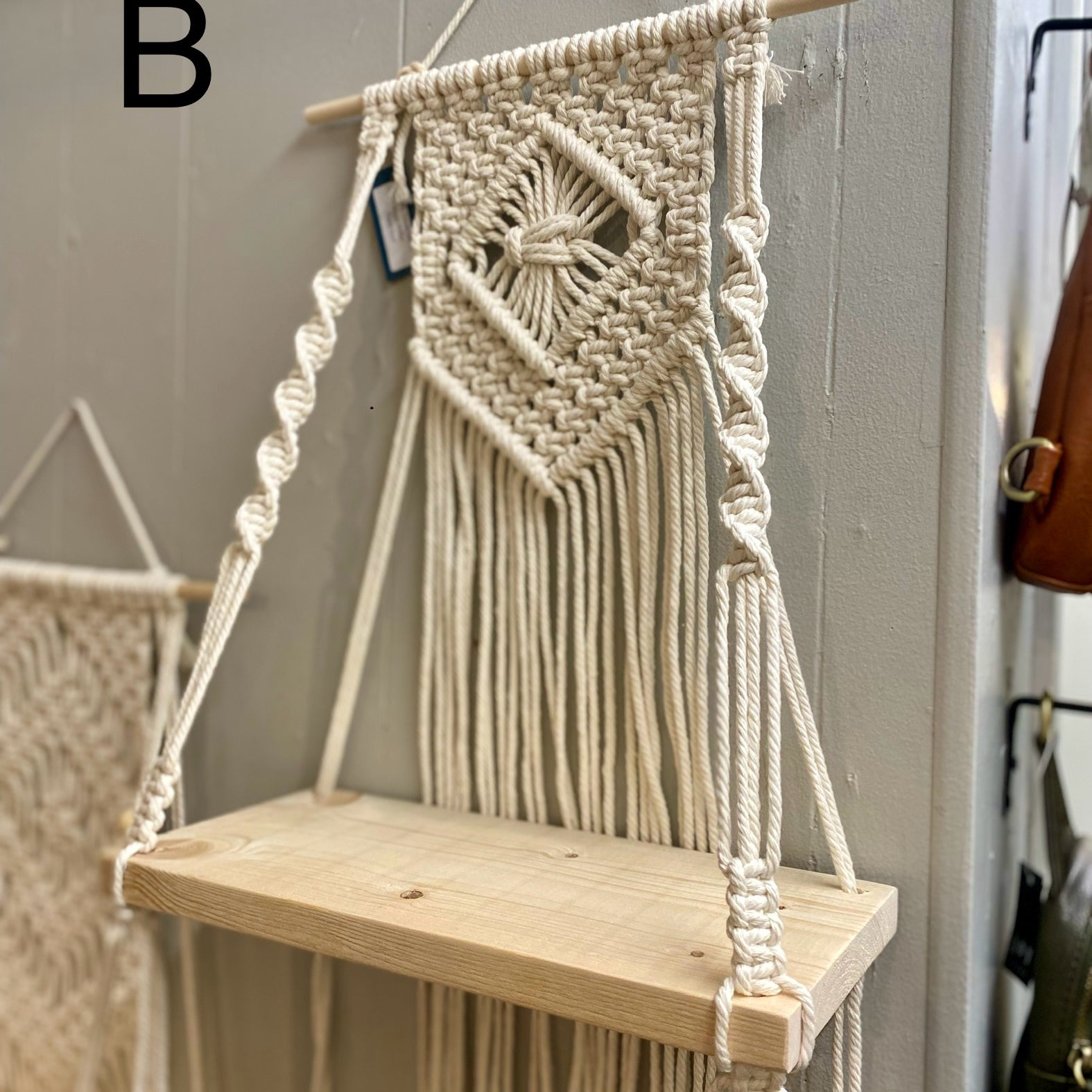 Macrame Shelf