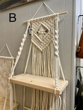 Load image into Gallery viewer, Macrame Shelf
