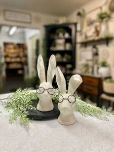 Small Rabbit with Glasses | Set of 2