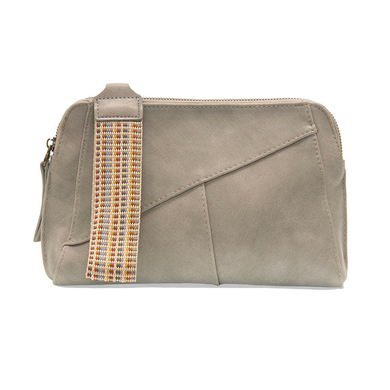 Gigi Crossbody with Woven Wristlet Strap