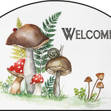 Mushrooms - Outdoor Plaque