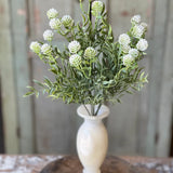 Thimble Buds Bush | 17" | Cream