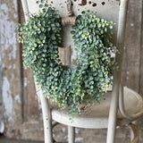 Cherub Vine Mini Hanging Wreath | 15"
