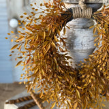 Barley Twist Sage Mini Hanging Wreath | 15"