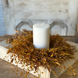 Barley Twist Sage Candle Ring | 4.5"