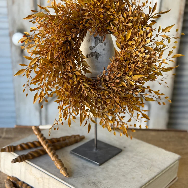 Barley Twist Sage Candle Ring | 4.5"