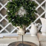 Galilee Boxwood Candle Ring | 4.5"