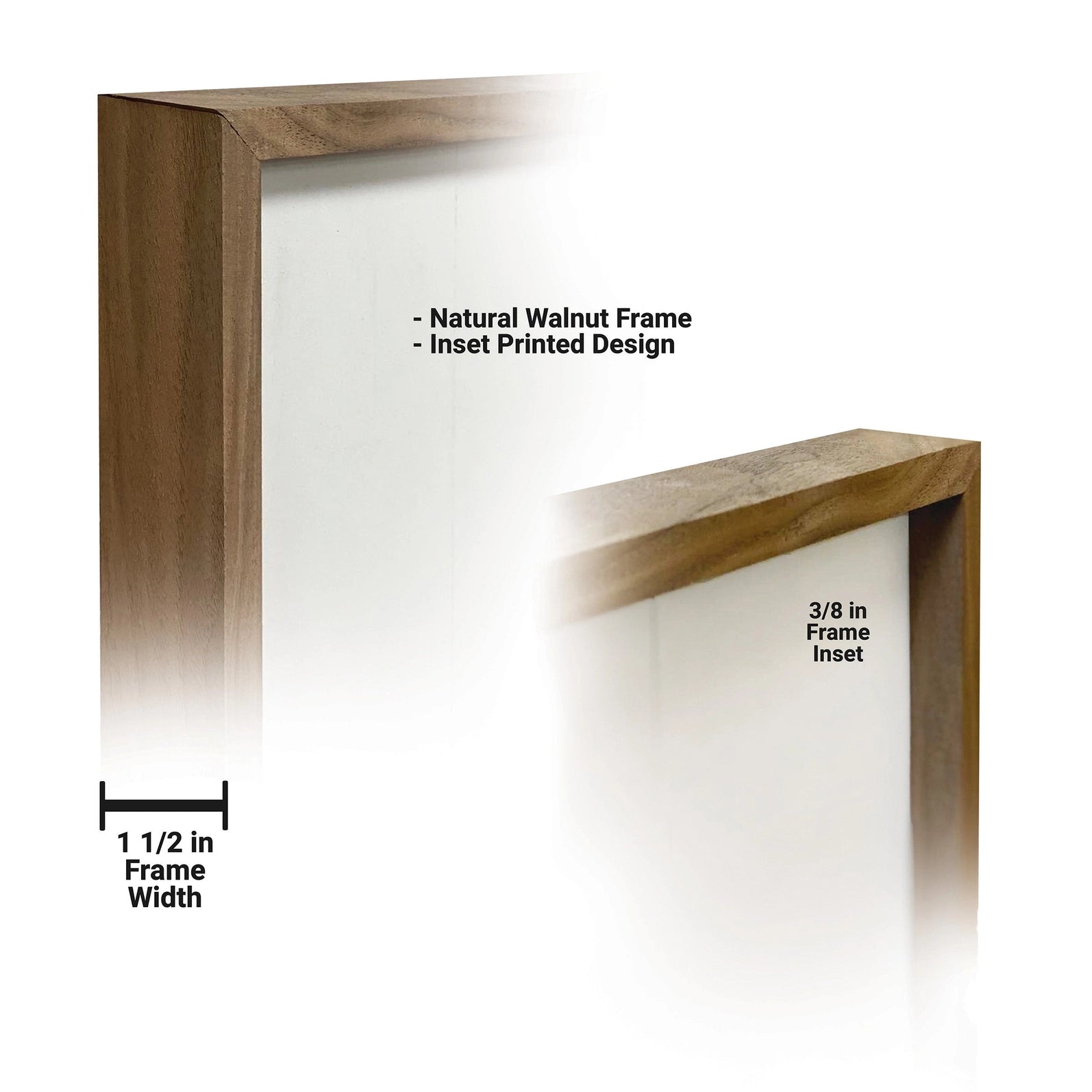 Walnut Frame Details