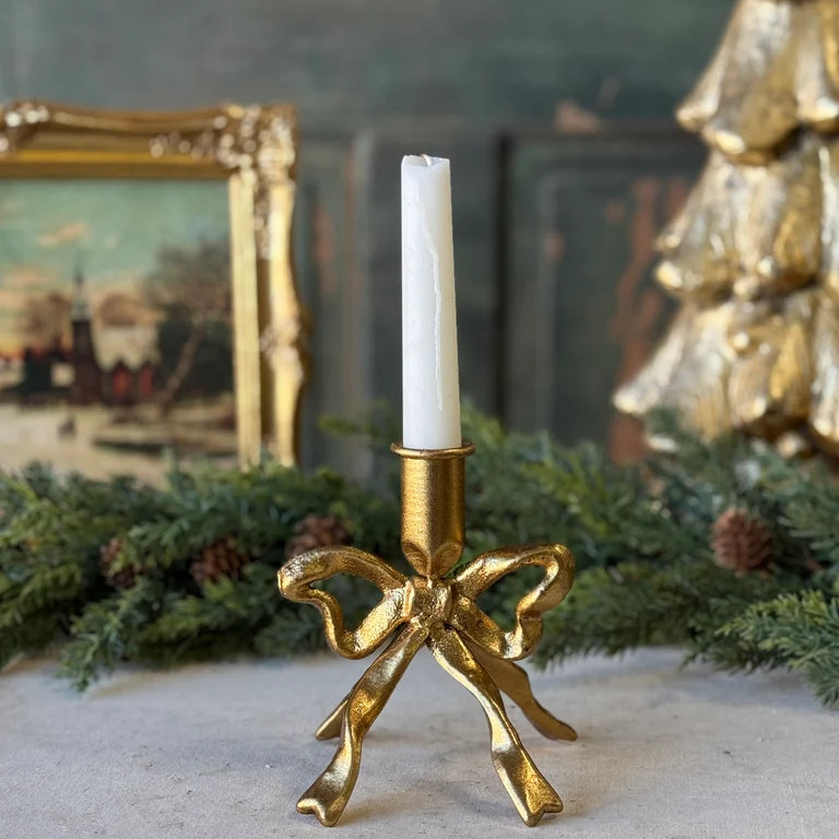 Gilded Knot Taper Holder